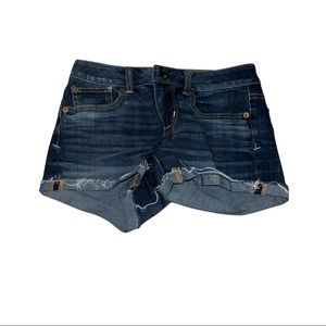 American Eagle Dark Blue Jean Shorts